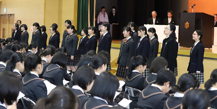 平成30年度「入学式」 - 仁愛女子高等学校 | お知らせ / イベント | 仁愛女子高等学校
