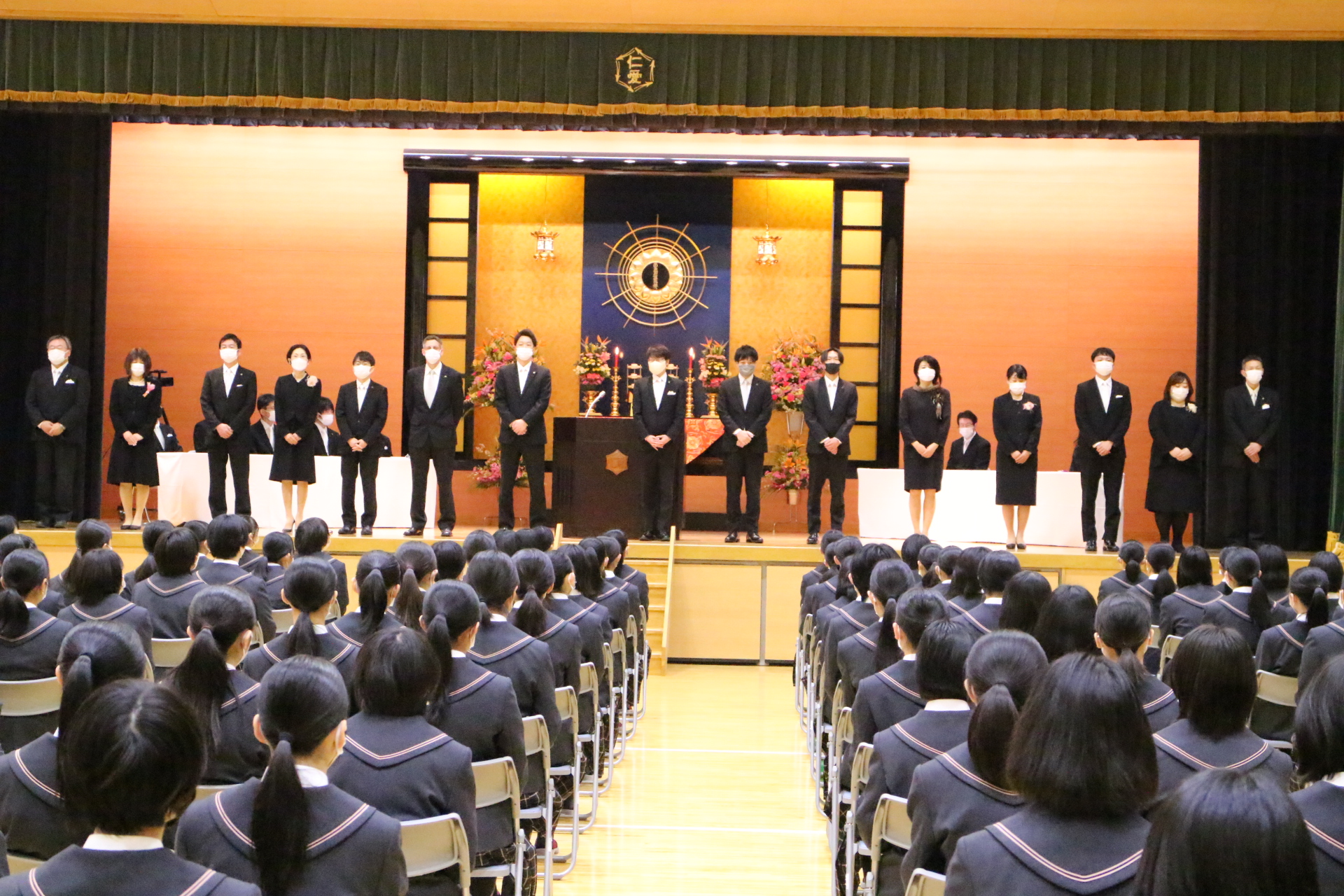 令和4年度入学式 - 仁愛女子高等学校 | お知らせ / イベント | 仁愛女子高等学校
