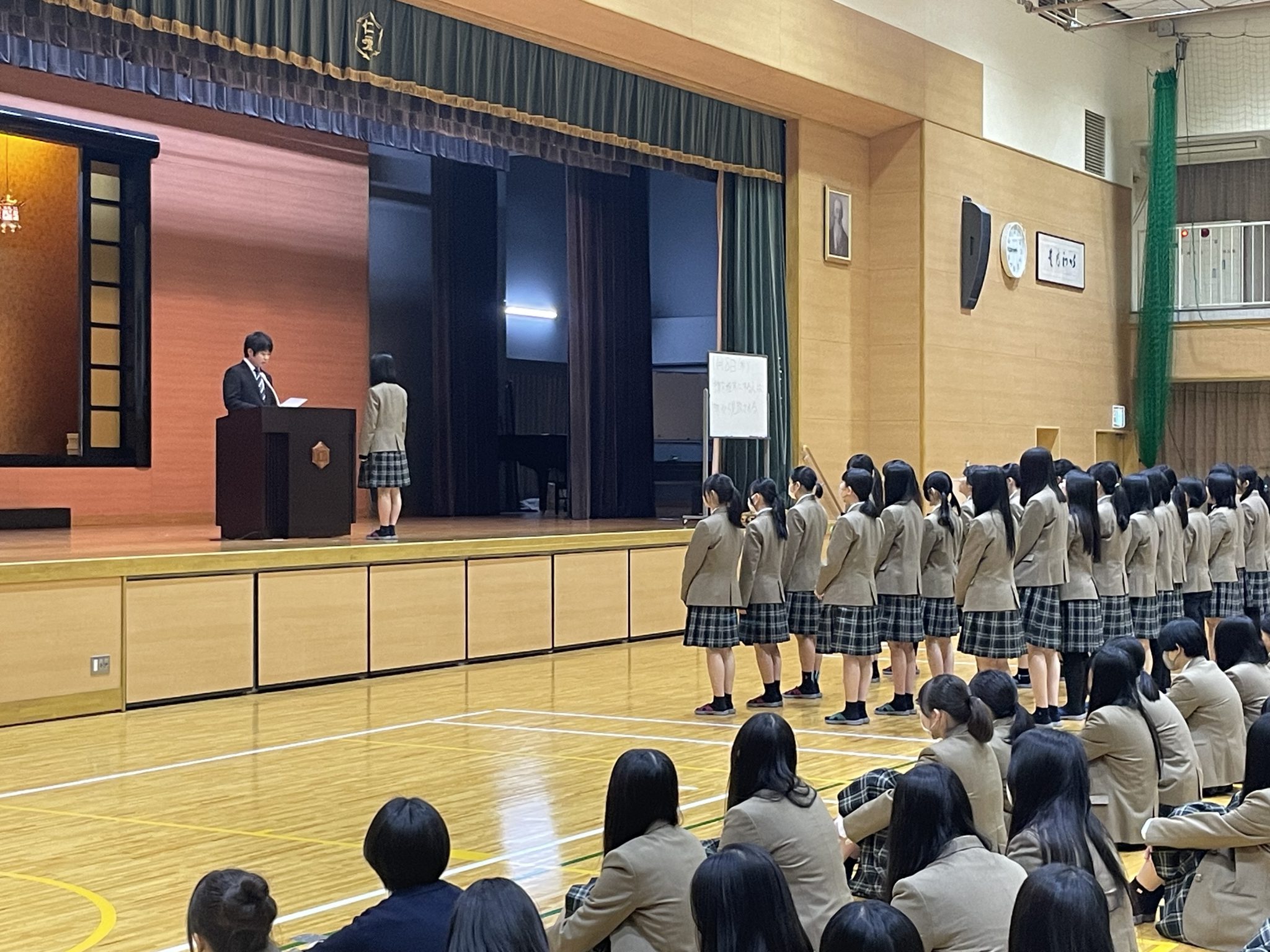 第3学期始業式 - 仁愛女子高等学校 | お知らせ / イベント | 仁愛女子高等学校
